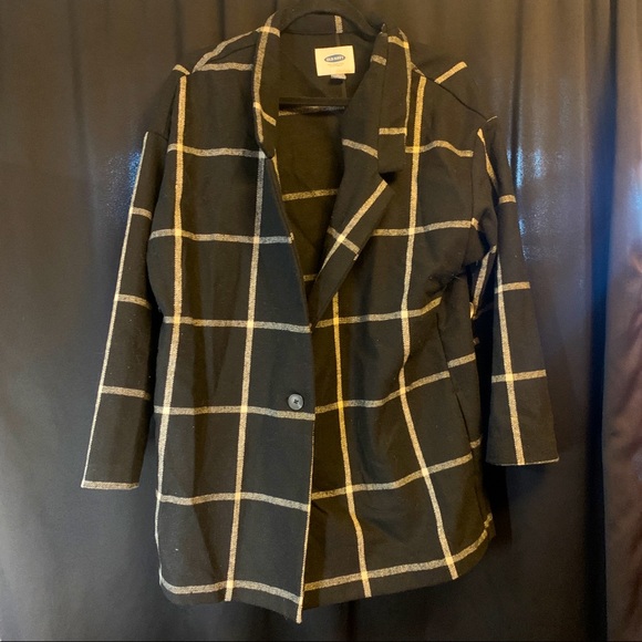 Old Navy Jackets & Blazers - Old Navy wool plaid blazer 1X